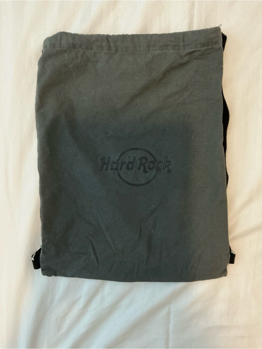 Hard Rock Cafe Black Men's Backpack with Subtle Logo